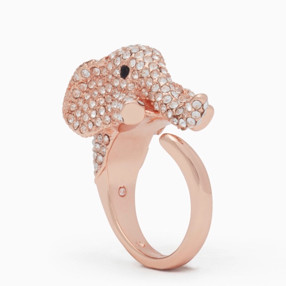 NWT Kate Spade things we love pave Elephant Ring